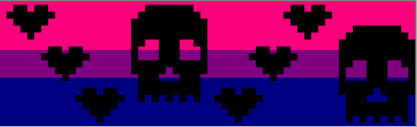 Pride Skulls Tablet Weaving Pattern (Physical Copy)