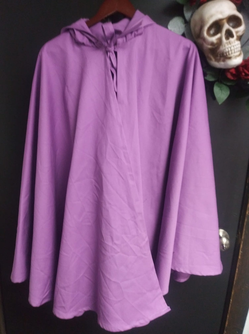 Unlined Twill Cloak, Full Circle, No Trim