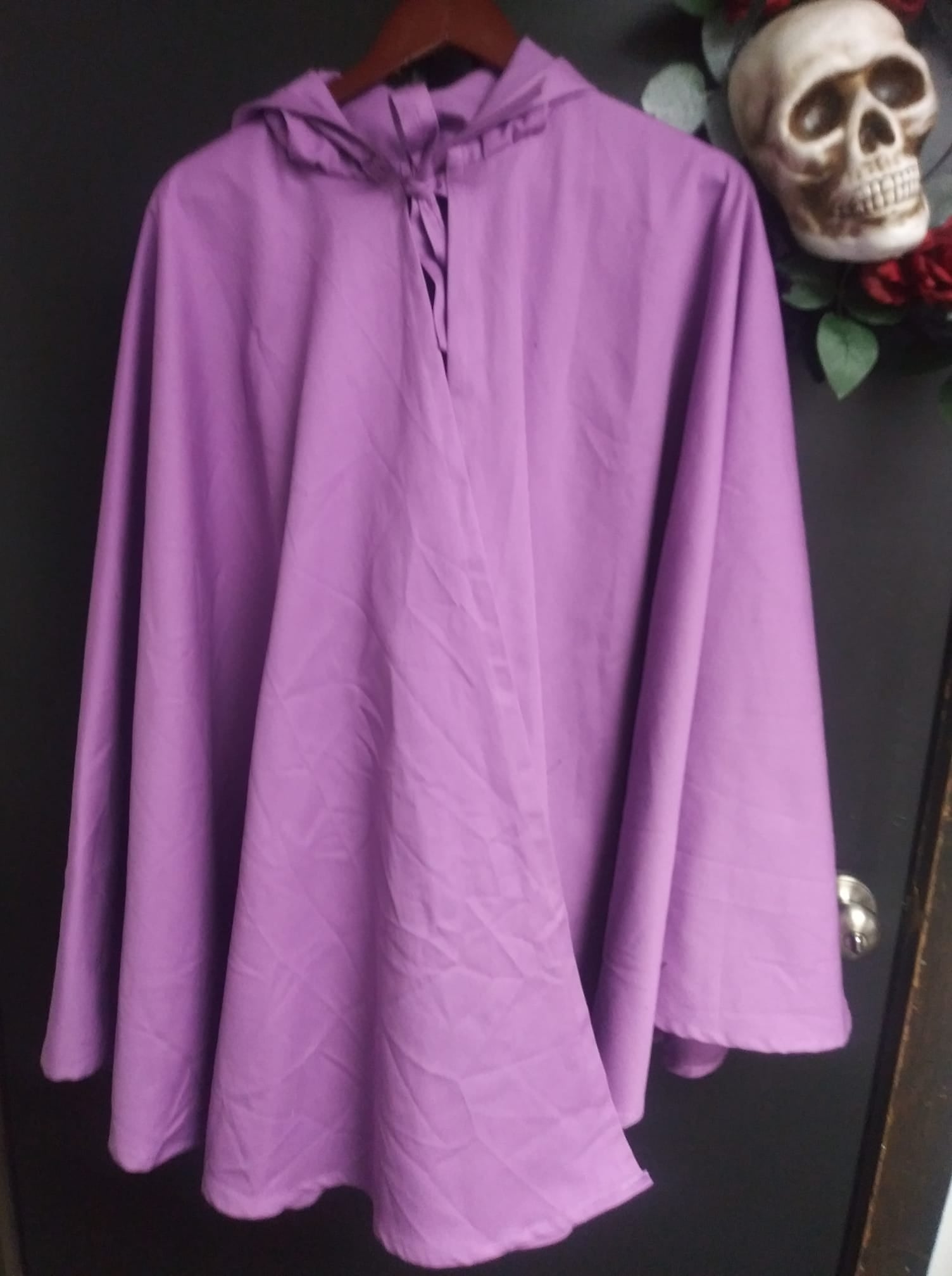 Unlined Twill Cloak, Full Circle, No Trim