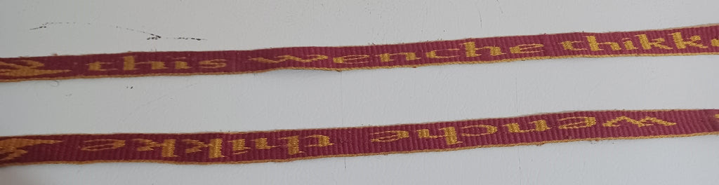 Double Face Card Woven Band